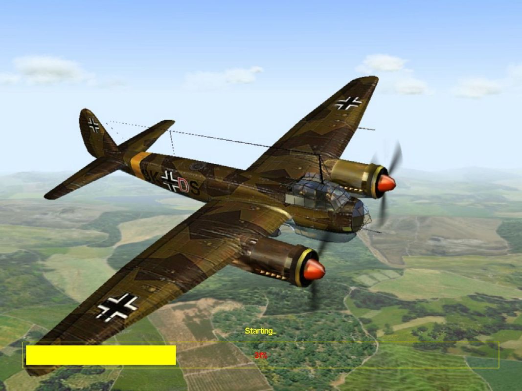 Fighter Ace 3.5 (Windows) screenshot: As each training mission loads a different graphic is displayed. The graphic has no relationship to the mission, this was displayed prior to a mission where US planes torpedo Japanese ships.