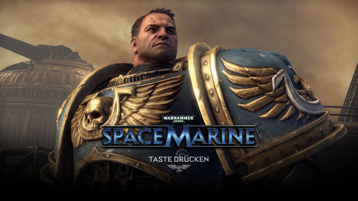 Warhammer 40,000: Space Marine (Windows) screenshot: Title Screen