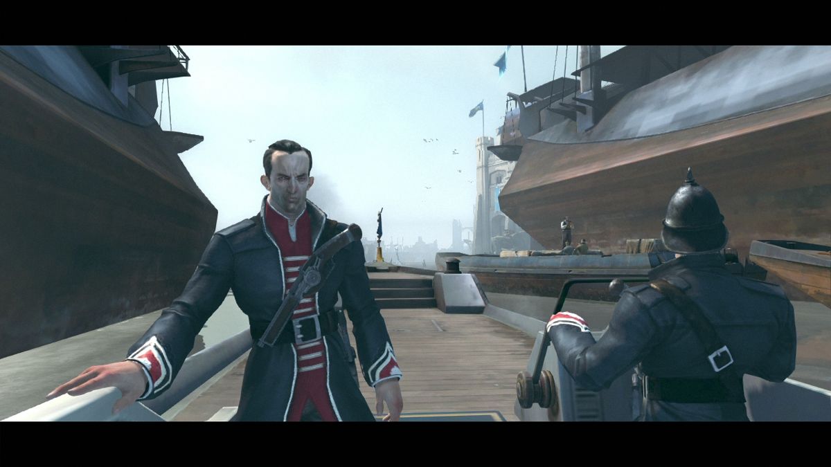 Dishonored (PlayStation 3) screenshot: Starting a new game.
