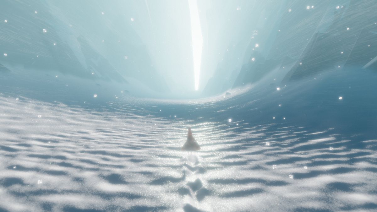 Journey (PlayStation 3) screenshot: That's it, the journey is almost over.