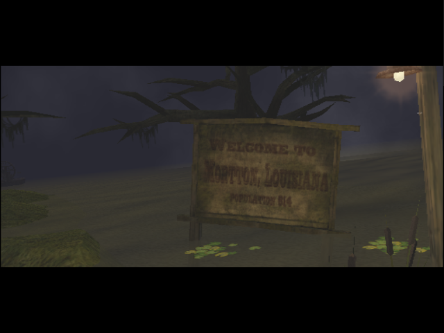 BloodRayne (GameCube) screenshot: Welcome to the swamps of Louisiana