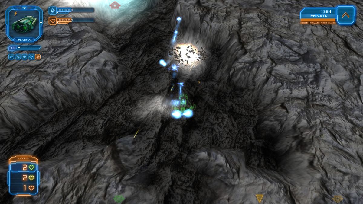 Miner Wars Arena (Windows) screenshot: An opponent explodes.