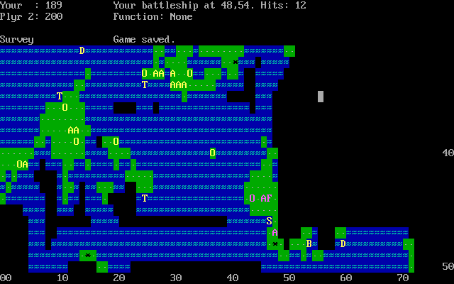 Empire (DOS) screenshot: Expanding the empire across the ocean.