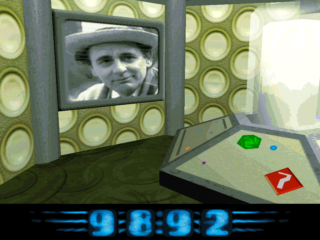 Doctor Who: Destiny of the Doctors (Windows) screenshot: The seventh Doctor, played by Sylvester McCoy.