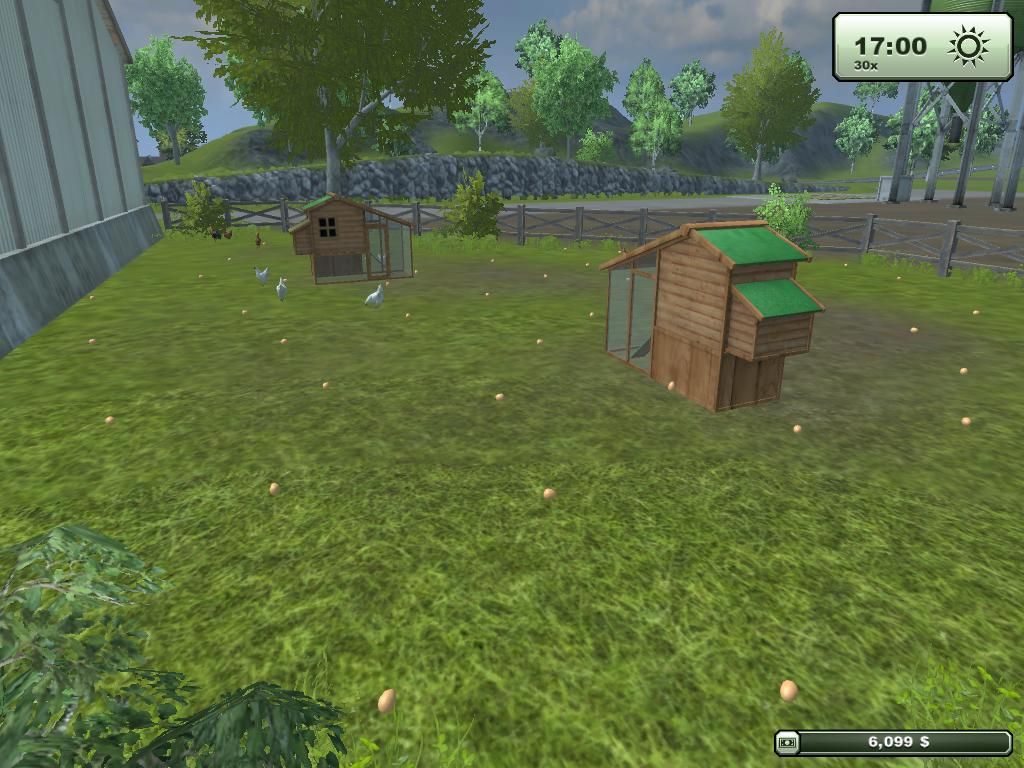 Farming Simulator 2013 (Windows) screenshot: Henhouse
