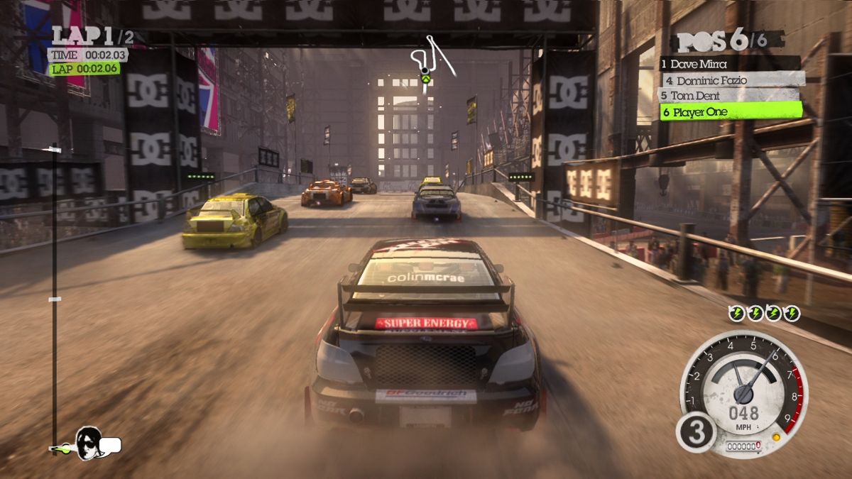 DiRT 2 (PlayStation 3) screenshot: Starting the very first race.