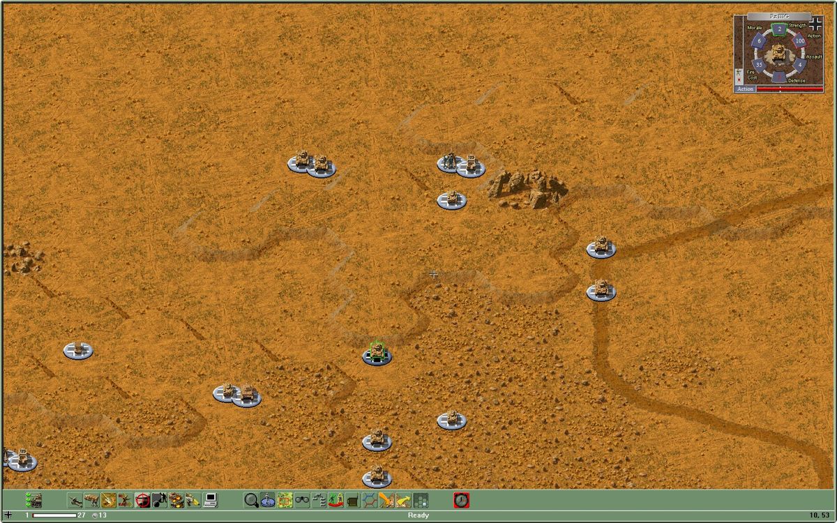 TalonSoft's West Front (Windows) screenshot: Africa Korps