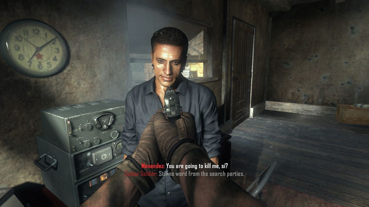 Call of Duty: Black Ops II (Windows) screenshot: Menendez, the Big Bad