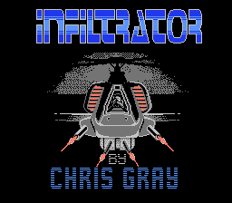 Infiltrator II (NES) screenshot: Title screen
