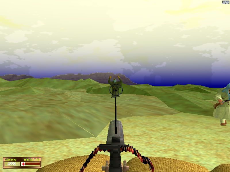 Saharan Outpost (Windows) screenshot: Got him!