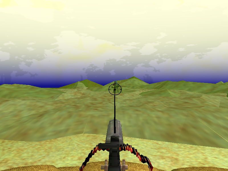 Saharan Outpost (Windows) screenshot: One enemy in sight