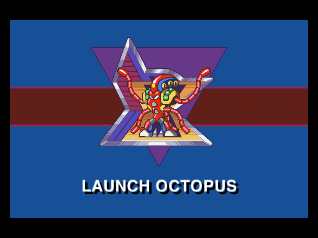 Mega Man X (iPad) screenshot: Launch Octopus