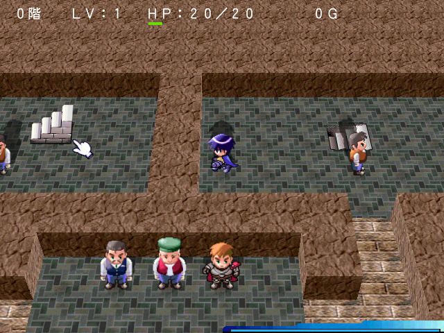 Phantom Knight: Mugen no Meikyū 3 - Type S (Windows) screenshot: Dungeon entrance