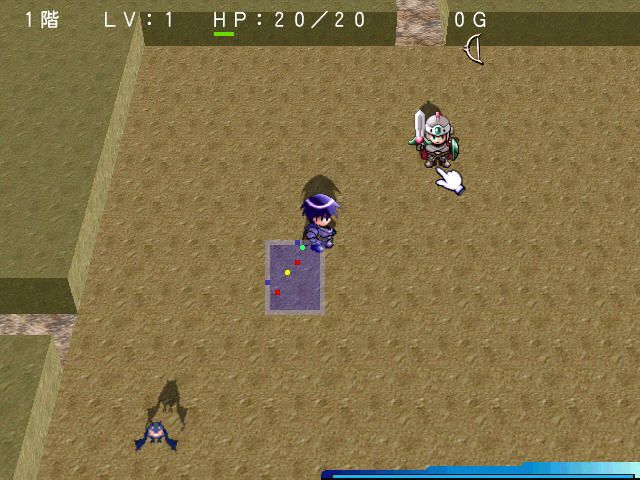Phantom Knight: Mugen no Meikyū 3 - Type S (Windows) screenshot: Low-level enemies