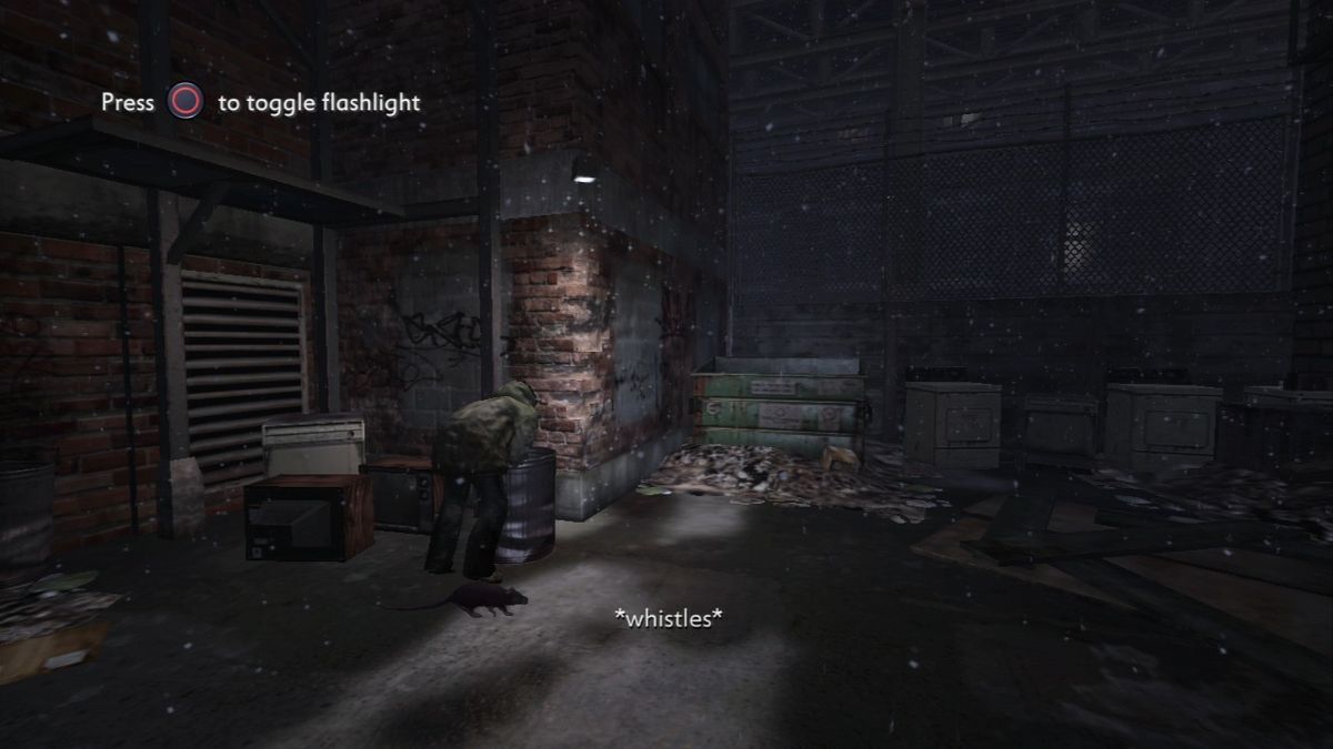 Condemned 2: Bloodshot (PlayStation 3) screenshot: Use a flashlight when in dark areas.
