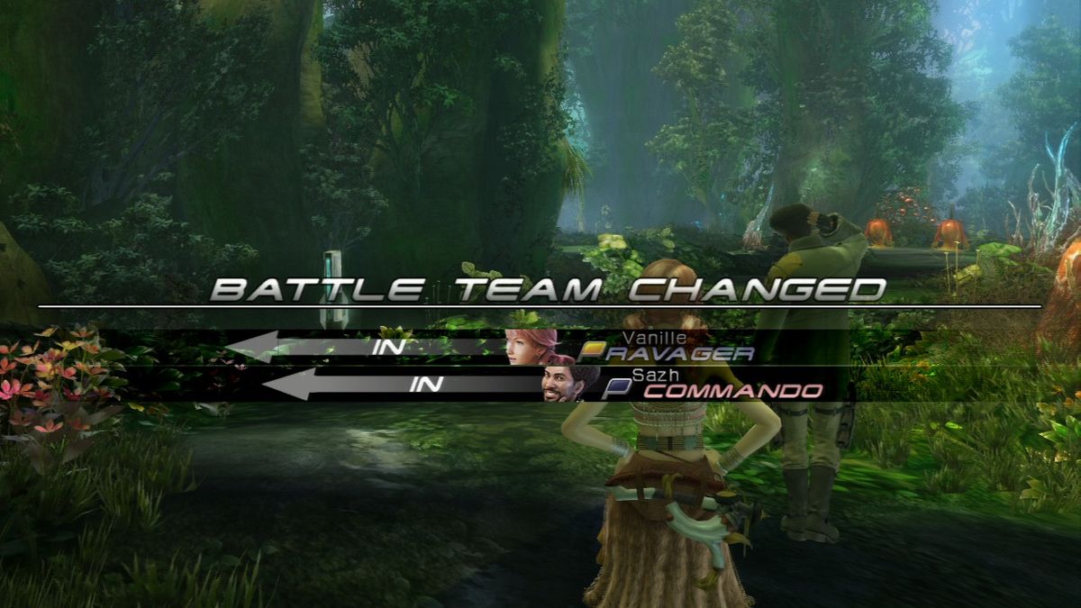 Final Fantasy XIII (PlayStation 3) screenshot: You will often switch teams as the story progresses.