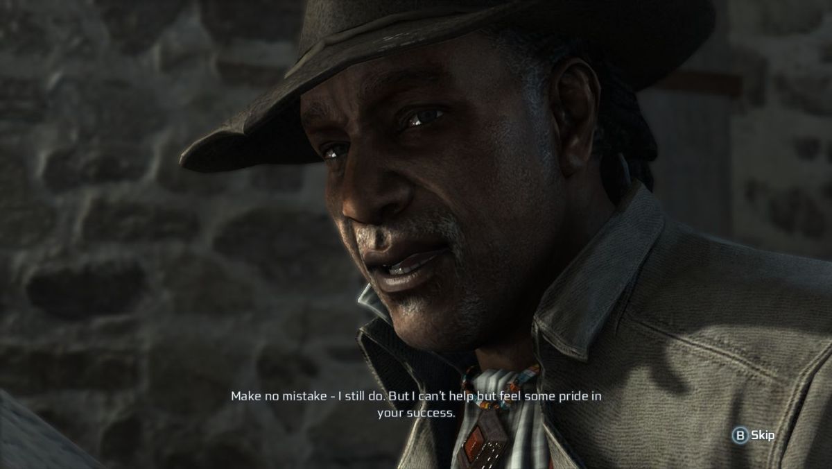 Assassin's Creed III (Windows) screenshot: Connor's Trainer: An old man