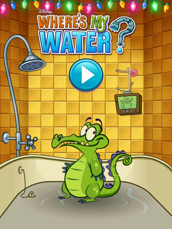 Where's My Water? (iPad) screenshot: Title screen