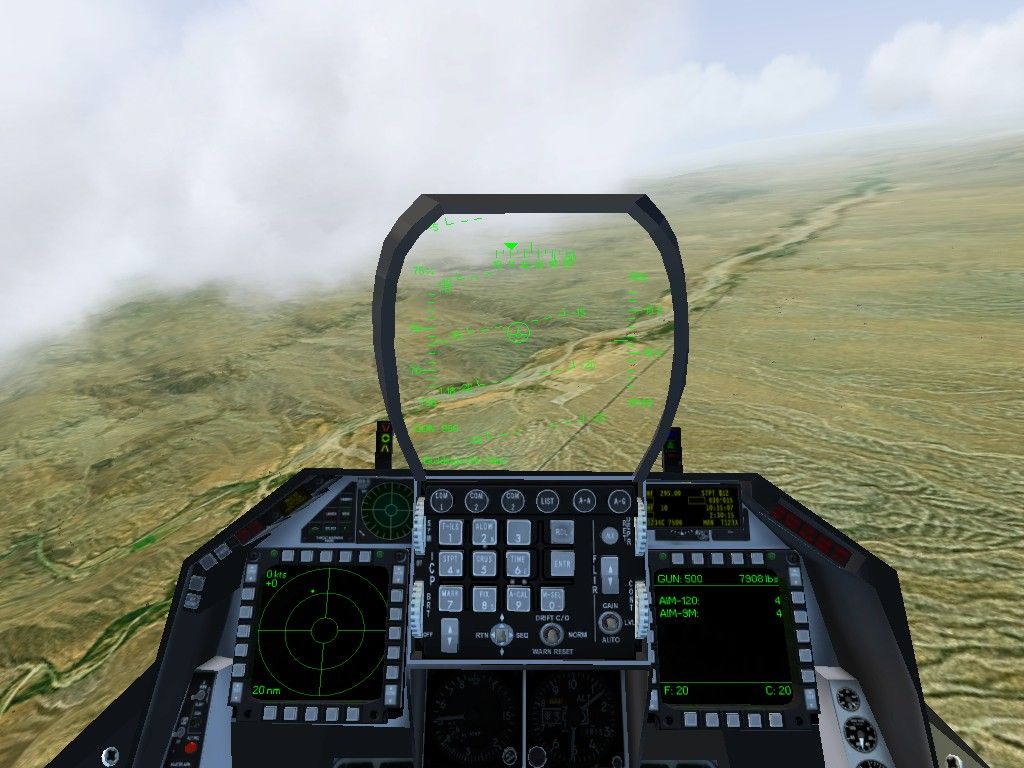 JetFighter V: Homeland Protector (Windows) screenshot: where is the enemy