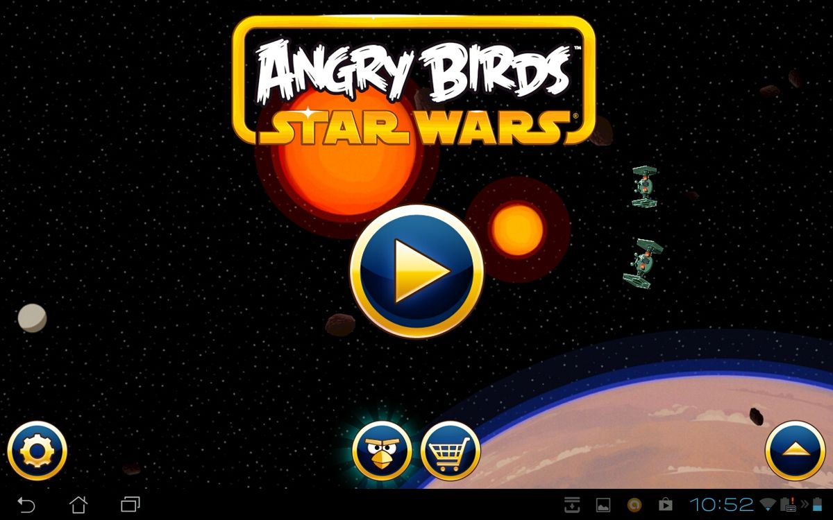 Screenshot of Angry Birds: Star Wars (Android, 2012) - MobyGames