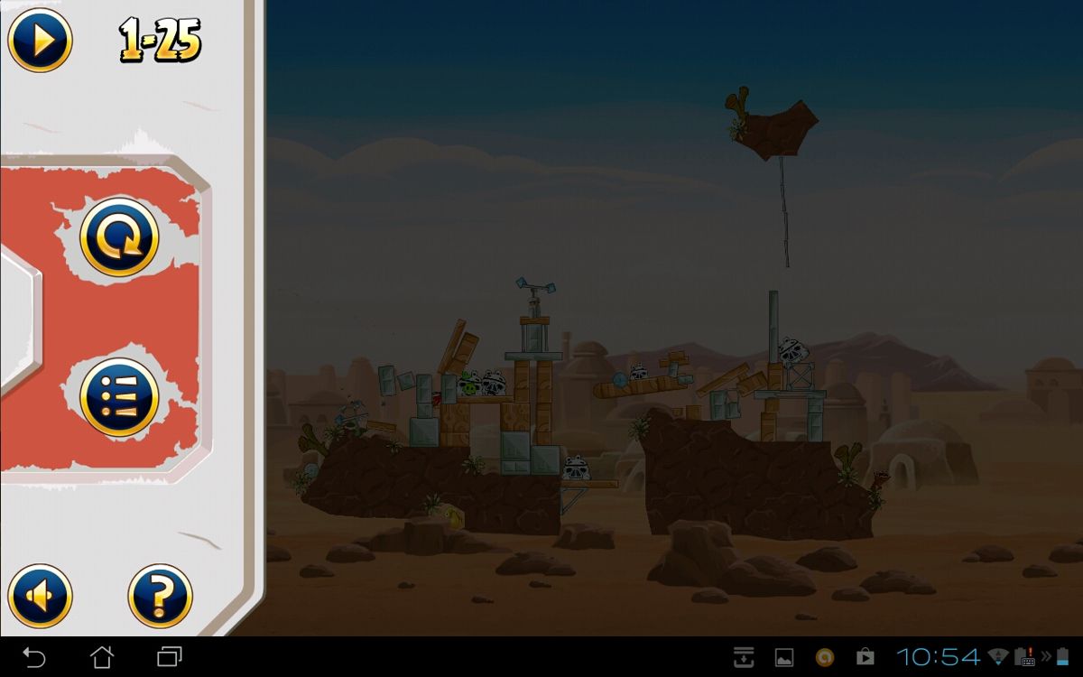 Screenshot of Angry Birds: Star Wars (Android, 2012) - MobyGames