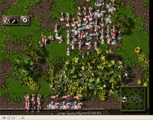 Black Moon Chronicles (Windows) screenshot: march to the battle.
