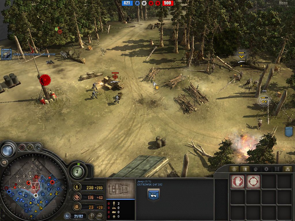 Company of Heroes: Tales of Valor (Windows) screenshot: Single Squad
