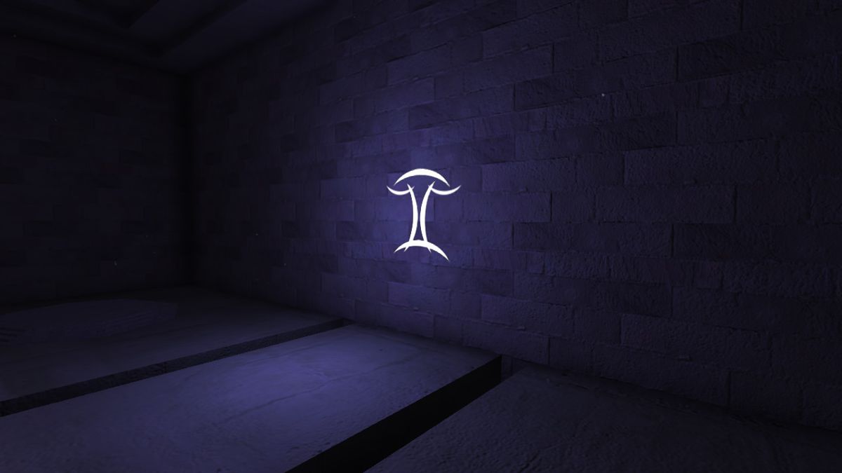 Kairo (Windows) screenshot: This symbol often appears throughout the game.