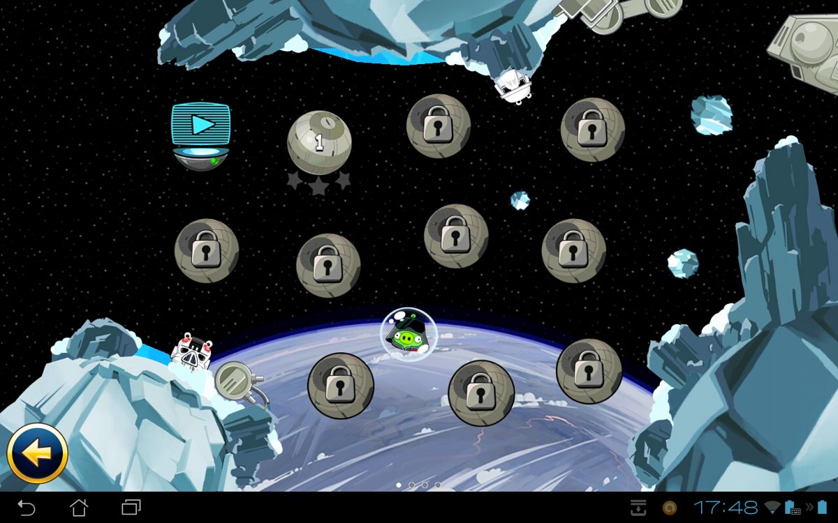 Screenshot of Angry Birds: Star Wars (Android, 2012) - MobyGames