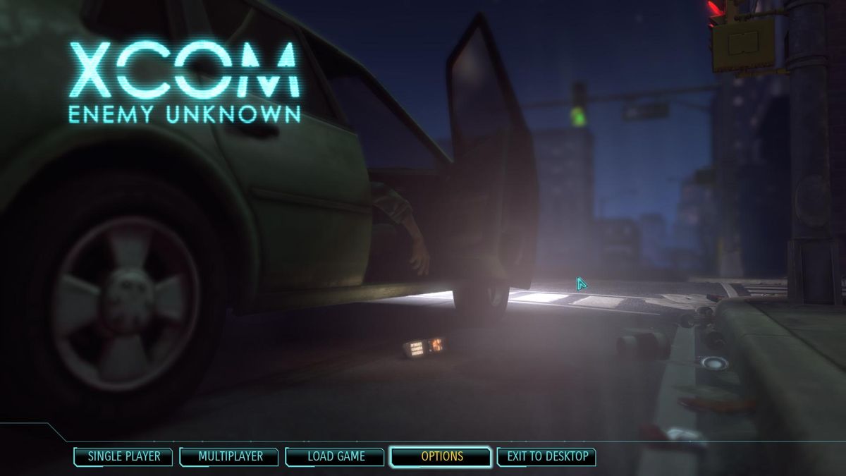 XCOM: Enemy Unknown (Windows) screenshot: Main menu