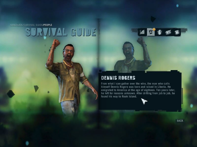 Far Cry 3 (Windows) screenshot: There is an extensive database covering pretty much everything you see in the game