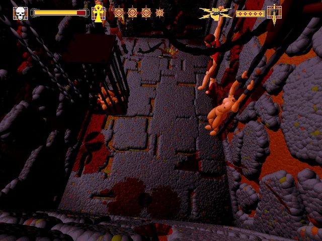 Ecstatica II (DOS) screenshot: Torture scenes are really disturbing