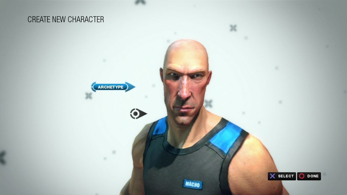 Brink (PlayStation 3) screenshot: Character creation.