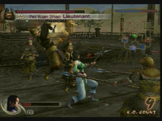 Dynasty Warriors 5: Xtreme Legends (PlayStation 2) screenshot: Could be doing better here.