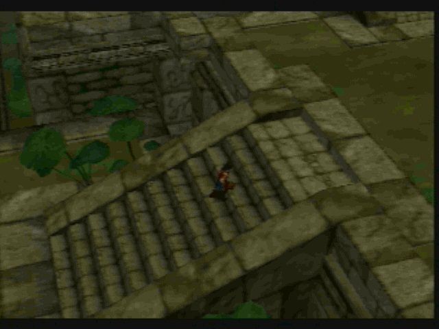 Legaia 2: Duel Saga (PlayStation 2) screenshot: This village was a pain. There are about 5 people in it and it's huge.