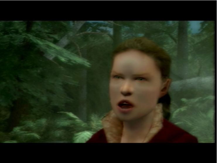 The Lord of the Rings: The Third Age (PlayStation 2) screenshot: It's a one of those rare Bland Elves!