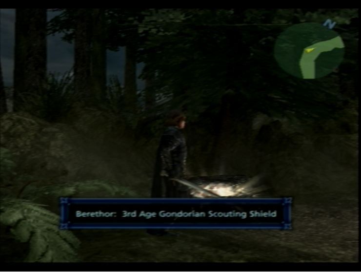 The Lord of the Rings: The Third Age (PlayStation 2) screenshot: Visual weapons and armour are a huge draw of the game.