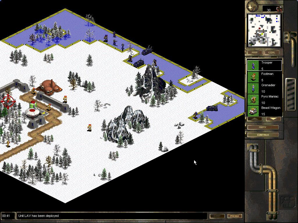 Fallen Haven: Liberation Day (Windows) screenshot: deploying units