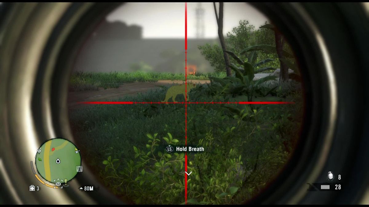 Far Cry 3 (Xbox 360) screenshot: In order to get skins, you have to go hunting