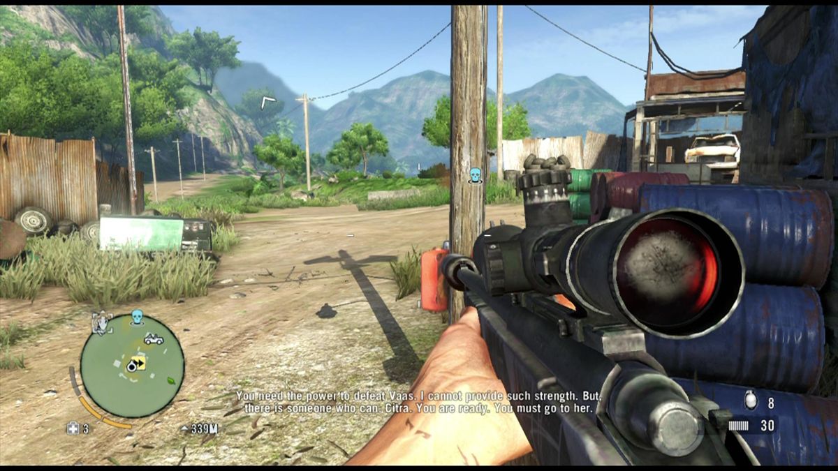 Far Cry 3 (Xbox 360) screenshot: The graphics really provide a nice tropical feeling