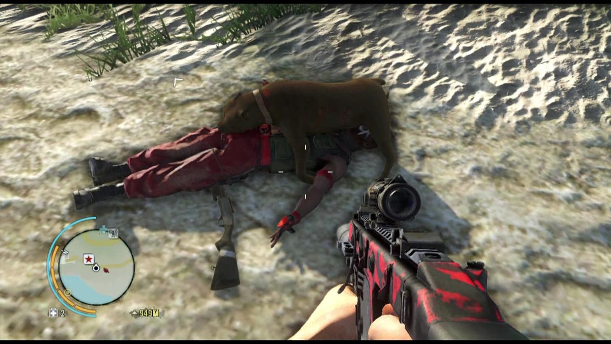 Far Cry 3 (Xbox 360) screenshot: This is not what it looks like ... it is funny nonetheless
