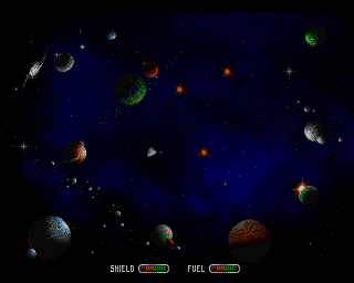 Cygnus 8 (Amiga) screenshot: Travel