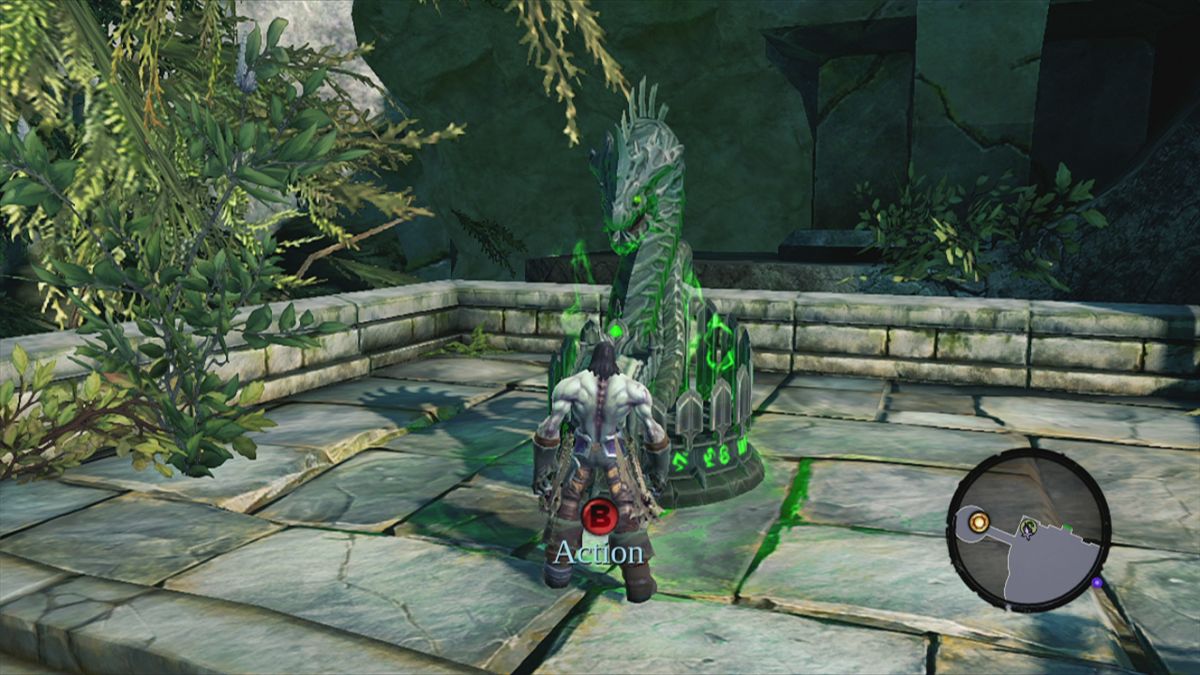 Darksiders II (Xbox 360) screenshot: You can use this device to send items to friends on XBOX Live