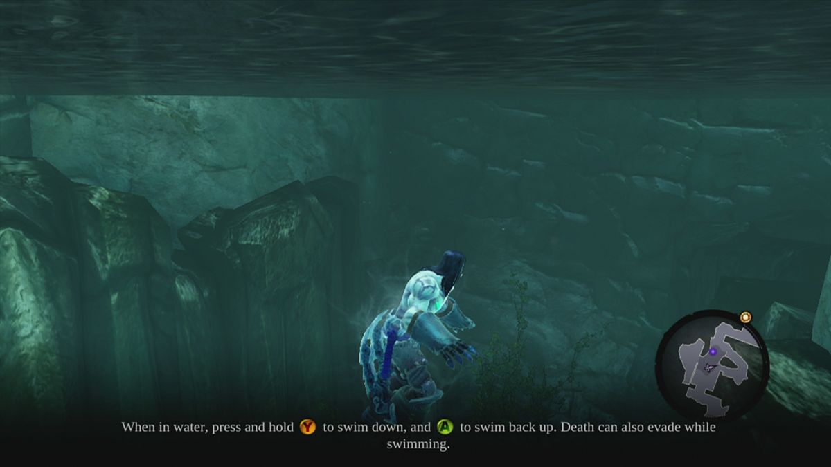Darksiders II (Xbox 360) screenshot: You can also swim and dive in the game