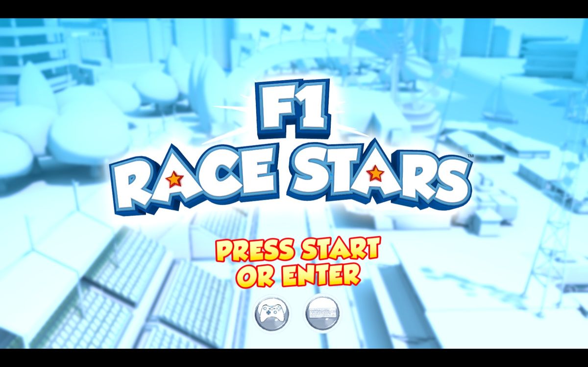 F1 Race Stars (Windows) screenshot: Start Screen