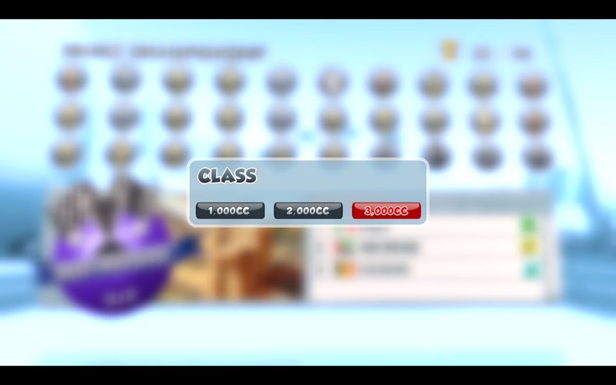 F1 Race Stars (Windows) screenshot: Class/difficulty level