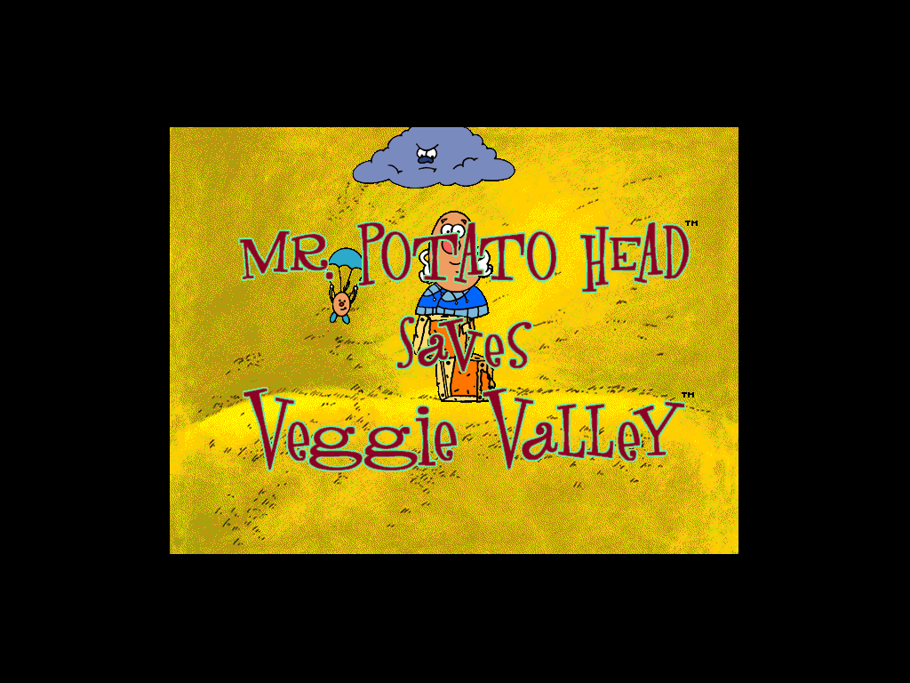 Mr. Potato Head Saves Veggie Valley (Windows 16-bit) screenshot: The start of an epic adventure.