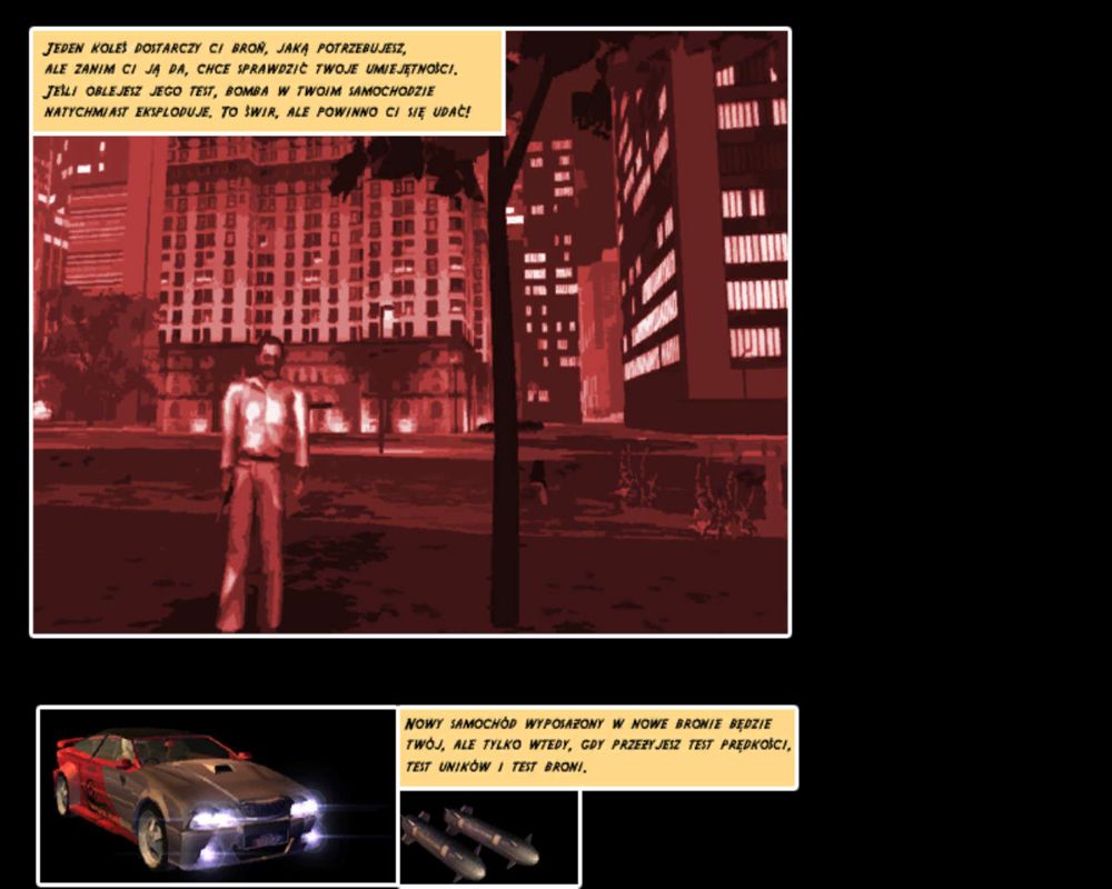 Vice City: Manhattan (Windows) screenshot: Comic-styled story.