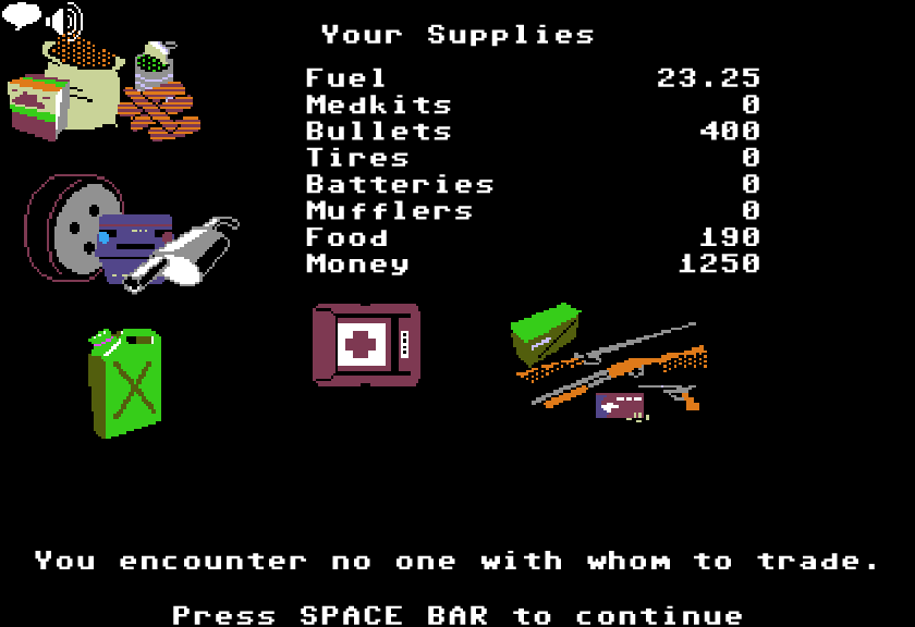 Screenshot of Organ Trail (Browser, 2011) - MobyGames