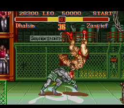 Screenshot of Super Street Fighter II (SNES, 1993) - MobyGames